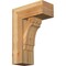 Ekena Millwork Olympic Block Rough Sawn Bracket w/ Offset Brace, Western Red Cedar, 8"W x 18"D x 26"H BKT0806X18X26OLY05RWR - alternate 1